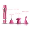 4 I 1 -inflödet Electric Hair Shaver Eyebrow Trimmer Nose Hairs Trimmer Body Shaver and Face Remover USB RAZOR W12442