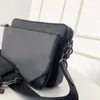 Nouveaux hommes sac à bandoulière sacs à bandoulière multifonction hommes sacs à main grande capacité sac en cuir fendu pour homme sacs de messager sac fourre-tout