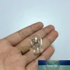 10 pièces 15x24x6mm clair Transparent vide petites bouteilles en verre avec bouchons bricolage Mini goutte d'eau en forme de pendentifs cadeaux flacons