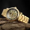 Forsing Mechanical Watch Mens Horloges Waterdicht Skeleton Mannen Klok Top Sport Mannelijke Polshorloge 00331