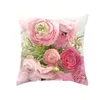 4545 cm Fiori di rosa Fodera per cuscino Stile nordico Decorazione di nozze per la casa Cuscino per divano letto Federa per auto 408277274662