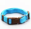 Dog Collars Leashes Pet Classic Solid Basic Polyester NylonWith Quick Snap Buckle Optiona