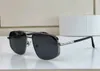 Vintage Shield Pilot Sunglasses for Men Gold Metal Grey Lens 58y Sport Sun Glasses Wrap Sunglasses UV Eyewear with Box