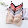 Logirlve sólida sem costura mulheres underwear push up sutiã respirável tamanho grande sutiãs fêmea lingerie sexy bras sem fio confortável BH 201202