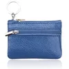 Leather Genuine Coin Wallet Purses For Women Small Change Purse Cowhide Short Po Mini Pocket Transit Card Holder Clutch