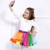 어린이 무지개 색 투투 드레스 새로운 어린이 신생아 레이스 공주 치마 Petttiskirt Ruffle Ballet Ballet Wear Skirt Holloween Clothing Hope11