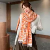 2020 Winter Scarf Women Cashmere Scarf Fashion Warm Foulard Lady Air-conditioned office Scarves Thick Soft Shawls Wraps