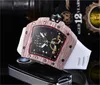 Watch men's watch stainless steel case imported rubber strap fully automatic mechanical movement sports watch whole a269V