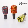 Fumando a fumar Bong Bowl Bowl Dry Herb Solter 14mm 18mm macho para vidro ou sonda de tubo de água de silicone