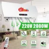 LED-Wandklimaanlage, elektrische Heizung, 2000 W, Klimaanlage, PTC-Elektroheizung, 8-Stunden-Timer, Luftentfeuchter1