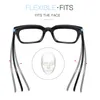 Lunettes de soleil Lunettes de lecture de mode Femme Prescription Square surdimension