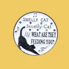 O220 Whole 10pcslot Friends TV Show Smelly Cat What Are They Feeding You Enamel Pins Jewelry Art Gift Collar Lapel Badge 20109652099