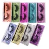 3D Mink Eyelashes Mink Washes valse wimpers Zachte natuurlijke korte dikke valse wimper eyelashes extensie met borstel en doos 15-styles RRA3782