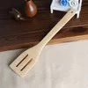 Bambusked Spatula 6 Styles Portable Wood Utensil Kitchen Cooking Turners slitsade Mixing Holder Shovels FY76043013158