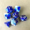 7PCSSet Polyhedral Game Dice Dice Dice i Dragons Table Board Roll Gry Kolorowe akrylowe kości