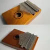 17Key Okoume Kalimba Thumb Portable Piano Finger Elastic Piano African Kalimba är gjord av faner av högkvalitativ trä Okoume Wood9901539