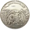 DE (28) الألمانية 1705 1½ thaler - أنتون أولريخ كرافت الفضة مطلي عادي حافة نسخة عملة معدنية يموت تصنيع سعر المصنع