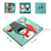 Pupazzo di neve Natale Avvento Conto alla rovescia Calendario fai da te 24 giorni Charms Bracciale Perline Set Scatola a sorpresa per le donne Ragazze Regali di Natale 201127