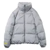Erkekler Ceket Kalın Sıcak Kış Erkekler Sıradan Parka Palta Rüzgar Geçirmez İnce Fermuar Dış Giyim Pamuklu Pamuk Paded 201209