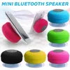 Q9 Waterdichte Bluetooth -luidspreker draadloze luidspreker 3W Bluetooth 3.0 met verwijderbare zuigbeker met retailpakket