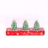 Creative Christmas candles Christmas hotel restaurant Scene layout table furnishings Santa Claus candle Christmas decorations T9I00805