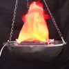 Simulation électronique fausse flamme feu lampe suspendue brasero lumière pour église bar fête décor artificiel simulé bassin suspendu E Y2077