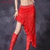 New Hot-Sale Professional Belly Dance Skirt Sexy Lace edge Skirt Irregular for Women Long Skirt bellydance costume egyptian 200928