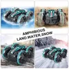 New 24G 4Wd radio Amphibious Stunt RC Car Doublesided Drift Tumbling Gesture Controlled Electric Toys for Boy4283390