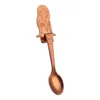 Eco Creative Coffee Spoon Creative Spoon Spoons Spoons Flothware Coffee Ferramentas de bebida