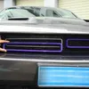 Anello decorativo per griglie anteriori in rete anteriore per auto viola per Dodge Challenger 2015 UP Car Styling accessori per interni auto