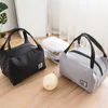 Storage Bags Waterproof Oxford Cloth Portable Patch Lunch Bag Thermal Insulated Bento Case Tote Cooler Dinner Container Handbag