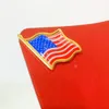 Amerikaanse vlag Drop Lijm Broche Pin Badge Butterfly Gesp Bagage Accessoires 10 stks / partijen