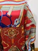 민족 의류 스타일 클래식 디자인 아프리카 여성 Dashiki 나이지리아 패션 실크 프린트 느슨한 드레스 무료 크기 130x130cm