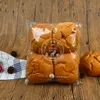 500 pezzi sacchetto per il pane con chiusura trasparente sacchetti per biscotti adesivi sacchetto per cottura semplice sacchetto per imballaggio negozio di dolci 201225