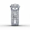 Vecalon Vintage Ring 925 Sterling Silver Princess Cut 3CT Diamond CZ Engagement Wedding Band Rings for Women Finger Jewelry3828076