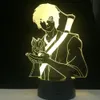 Zuko Anime Nightlight Avatar Последний авиабендер Touch Butoon USB LED 7 Colors Anime Fans Подарки дома настольный декор Lamp245c