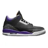 men basketball shoes seoul varsity royal black cement unc fire red court purple jumpmen 3s mens trainer sports sneakers