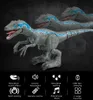 Hot Toys 2.4G RC RC Robot Raptor Intelligent Animais remotos Robôs Jurassic Dinosaur Electric Toy for Children Gift 201211