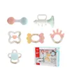 Beiens 6-/Set Baby Teether Hochets Montessori Jouets Dentition Enfants Infant Early Educational Berceau Mobiles Main Grab Rattle Toy LJ201124