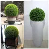 25 30 35cm Artificial Plant grass Ball Topiary Green Simulation Ball Mall Indoor Outdoor Wedding fall decors for home supplies Y20262z