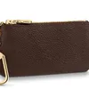 Nyckelpåse Key Chain Wallet Mens Pouch Key Wallet Card Holder Handväskor Läderkortskedjan Mini plånböcker Mynt K05 830268F