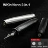 EZ Inkin Nano 2-in-1 Rotary Tattoo Permanente Make Machine Pen Tattoo Micropigment 3.0mm 2.0mm slagcartridge 211228