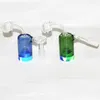 45 90 graden waterpijpen glas reclaim catcher adapters 14mm man vrouw voor glas dab rigs bongs met 5ml siliconen container