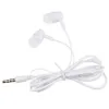 3.5mm Jack Wired Earphones in Ear bass headphones Stereo Headset Volume Control Earbuds mobile phone Earphone 500pcs