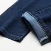Automne Hiver Coton Jeans Hommes Haute Qualité Célèbre Marque Denim Pantalon Doux Droite Hommes Pantalon Épais Jean Grande Taille 40 42 44 46 201117
