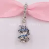 Andy Jewel „Authentische 925 Sterling Silber Perlen Pandora DSN Cinderella Magical Moment Dangle Charm Charms passend für europäische Pandora-Stil-Schmuckspange.“