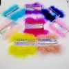 Nieuwe Wholesale Lash Boxes Verpakking Wimper Verpakkingsdoos Faux Mink Washes Square Glitter Lege Case Bulk