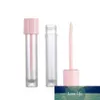 New 5 Pcs/set Centrifugal Tube Shaped Lip Gloss Tubes Empty Refillable Balm Bottles With Brush Vials Containers