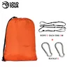 Singledouble camping hängmatta med trädband bärbara fallskärm nylon för backpacking resor lätt y200327