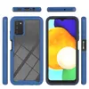 2 in 1 Hybrid Rugged Beschermhaken voor Samsung Galaxy A03S A02S A82 A22 A12 A32 A42 A52 A72 S21 S20 FE A51 A71 A21S Achterkant